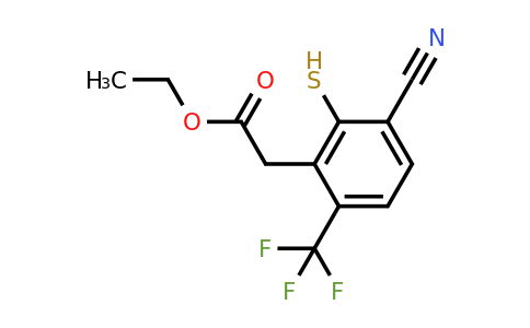 1803758-29-3 | Ethyl 3-cyano-2-mercapto-6-(trifluoromethyl)phenylacetate