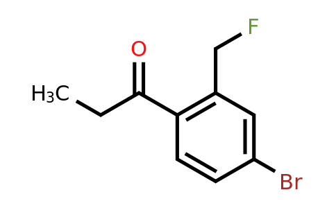 1803758-52-2 | 1-(4-Bromo-2-(fluoromethyl)phenyl)propan-1-one