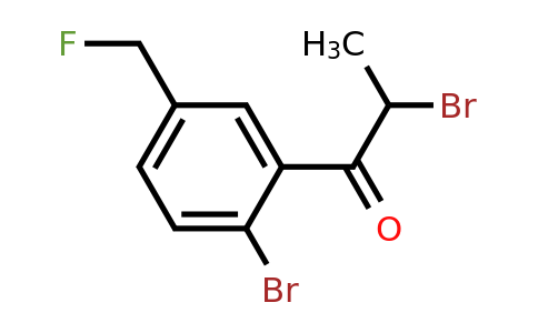 1803758-58-8 | 2-Bromo-1-(2-bromo-5-(fluoromethyl)phenyl)propan-1-one