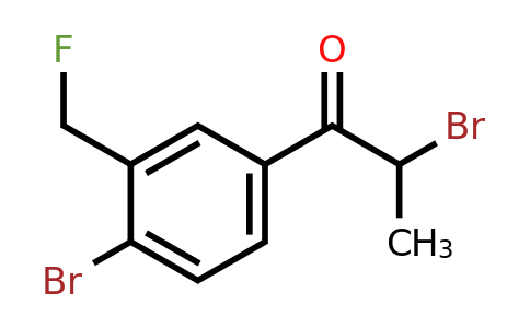 1803758-66-8 | 2-Bromo-1-(4-bromo-3-(fluoromethyl)phenyl)propan-1-one