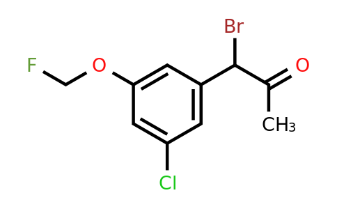 1803758-76-0 | 1-Bromo-1-(3-chloro-5-(fluoromethoxy)phenyl)propan-2-one