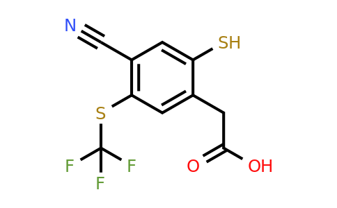 1803759-43-4 | 4-Cyano-2-mercapto-5-(trifluoromethylthio)phenylacetic acid