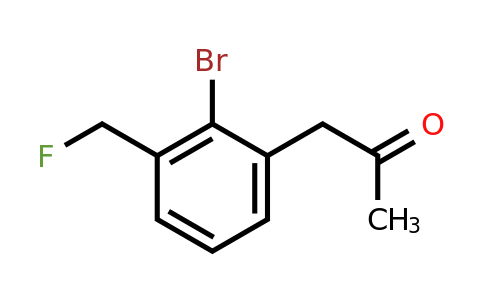 1803759-48-9 | 1-(2-Bromo-3-(fluoromethyl)phenyl)propan-2-one