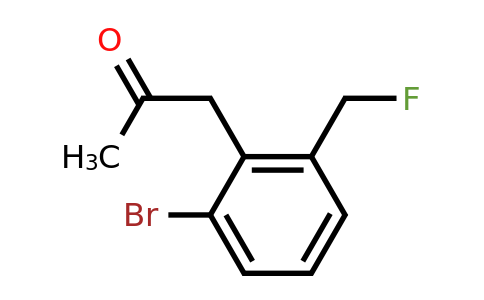 1803759-56-9 | 1-(2-Bromo-6-(fluoromethyl)phenyl)propan-2-one