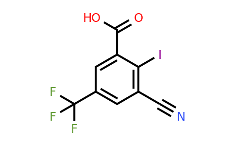 1803759-59-2 | 3-Cyano-2-iodo-5-(trifluoromethyl)benzoic acid