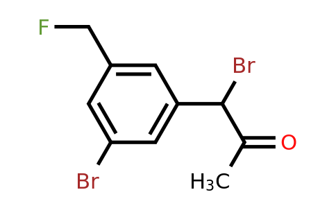 1803759-72-9 | 1-Bromo-1-(3-bromo-5-(fluoromethyl)phenyl)propan-2-one