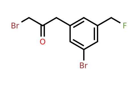1803759-81-0 | 1-Bromo-3-(3-bromo-5-(fluoromethyl)phenyl)propan-2-one