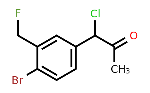 1803759-87-6 | 1-(4-Bromo-3-(fluoromethyl)phenyl)-1-chloropropan-2-one