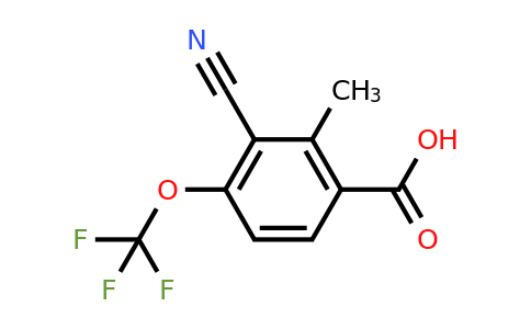 1803760-13-5 | 3-Cyano-2-methyl-4-(trifluoromethoxy)benzoic acid
