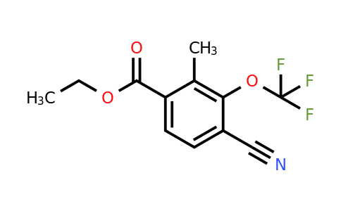 1803760-30-6 | Ethyl 4-cyano-2-methyl-3-(trifluoromethoxy)benzoate