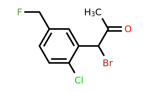 1803760-53-3 | 1-Bromo-1-(2-chloro-5-(fluoromethyl)phenyl)propan-2-one