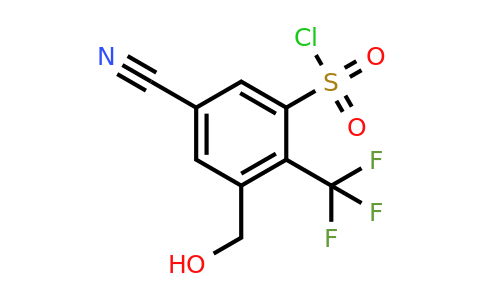 1803760-60-2 | 5-Cyano-3-hydroxymethyl-2-(trifluoromethyl)benzenesulfonylchloride