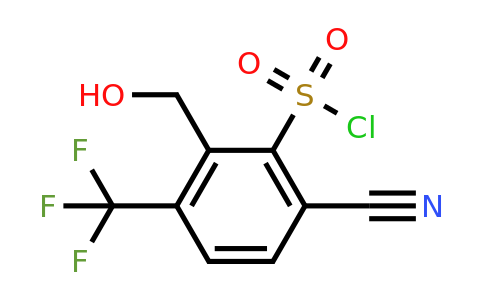1803760-78-2 | 6-Cyano-2-hydroxymethyl-3-(trifluoromethyl)benzenesulfonylchloride