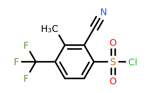 1803761-46-7 | 2-Cyano-3-methyl-4-(trifluoromethyl)benzenesulfonyl chloride