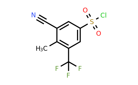 1803761-50-3 | 3-Cyano-4-methyl-5-(trifluoromethyl)benzenesulfonyl chloride
