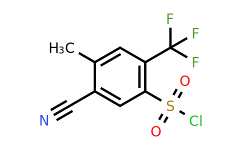 1803761-67-2 | 5-Cyano-4-methyl-2-(trifluoromethyl)benzenesulfonyl chloride