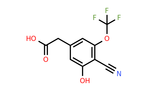 1803762-07-3 | 4-Cyano-3-hydroxy-5-(trifluoromethoxy)phenylacetic acid