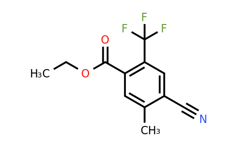 1803762-21-1 | Ethyl 4-cyano-5-methyl-2-(trifluoromethyl)benzoate