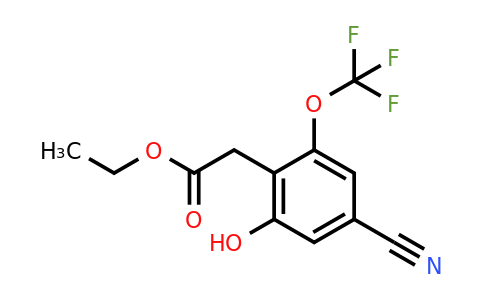 1803762-26-6 | Ethyl 4-cyano-2-hydroxy-6-(trifluoromethoxy)phenylacetate