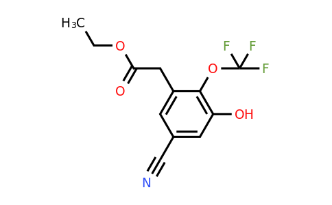 1803762-32-4 | Ethyl 5-cyano-3-hydroxy-2-(trifluoromethoxy)phenylacetate