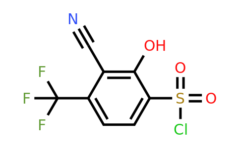 1803762-63-1 | 3-Cyano-2-hydroxy-4-(trifluoromethyl)benzenesulfonylchloride