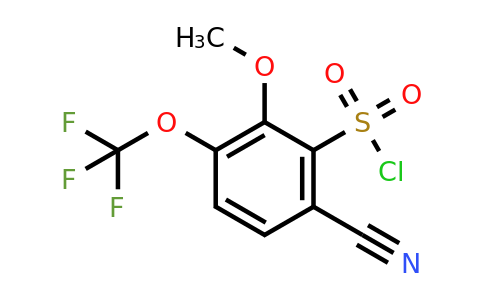 1803762-70-0 | 6-Cyano-2-methoxy-3-(trifluoromethoxy)benzenesulfonylchloride