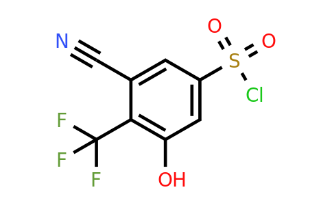 1803762-72-2 | 3-Cyano-5-hydroxy-4-(trifluoromethyl)benzenesulfonylchloride