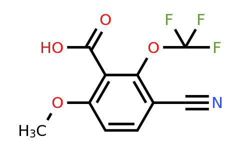 1803762-80-2 | 3-Cyano-6-methoxy-2-(trifluoromethoxy)benzoic acid