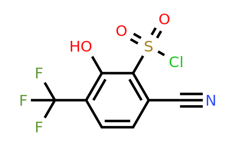 1803762-85-7 | 6-Cyano-2-hydroxy-3-(trifluoromethyl)benzenesulfonylchloride