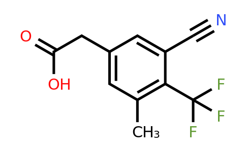 1803762-92-6 | 3-Cyano-5-methyl-4-(trifluoromethyl)phenylacetic acid