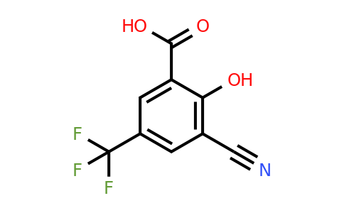 1803762-95-9 | 3-Cyano-2-hydroxy-5-(trifluoromethyl)benzoic acid