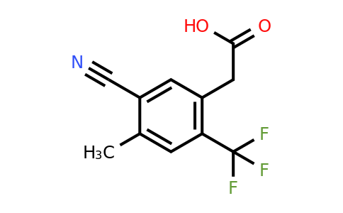 1803762-96-0 | 5-Cyano-4-methyl-2-(trifluoromethyl)phenylacetic acid