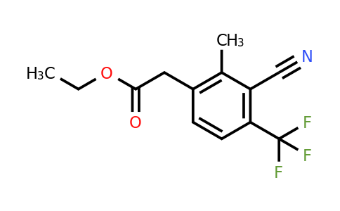 1803762-98-2 | Ethyl 3-cyano-2-methyl-4-(trifluoromethyl)phenylacetate
