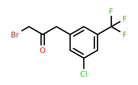 1803763-12-3 | 1-Bromo-3-(3-chloro-5-(trifluoromethyl)phenyl)propan-2-one