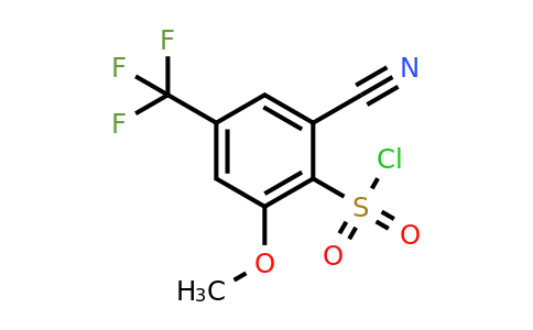 1803763-34-9 | 2-Cyano-6-methoxy-4-(trifluoromethyl)benzenesulfonylchloride
