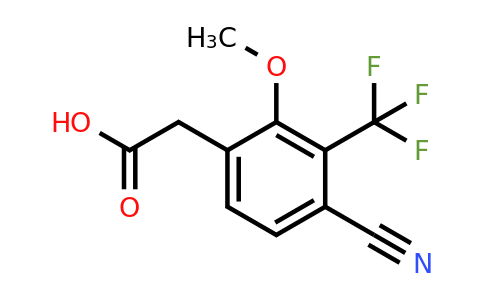 1803763-56-5 | 4-Cyano-2-methoxy-3-(trifluoromethyl)phenylacetic acid