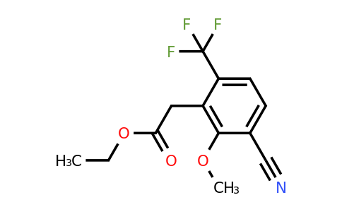 1803763-62-3 | Ethyl 3-cyano-2-methoxy-6-(trifluoromethyl)phenylacetate