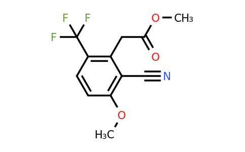 1803763-65-6 | Methyl 2-cyano-3-methoxy-6-(trifluoromethyl)phenylacetate