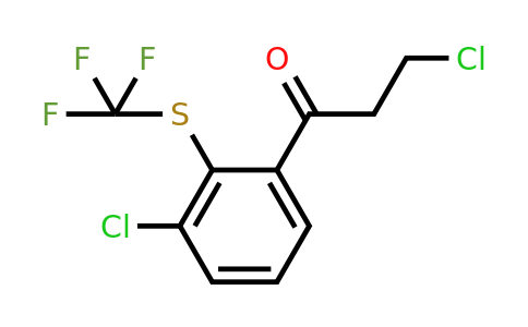 1803763-76-9 | 3-Chloro-1-(3-chloro-2-(trifluoromethylthio)phenyl)propan-1-one
