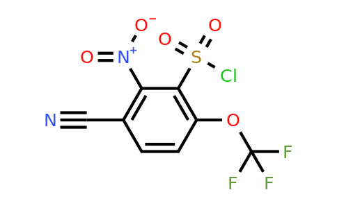 1803763-91-8 | 3-Cyano-2-nitro-6-(trifluoromethoxy)benzenesulfonylchloride