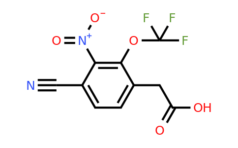 1803764-07-9 | 4-Cyano-3-nitro-2-(trifluoromethoxy)phenylacetic acid