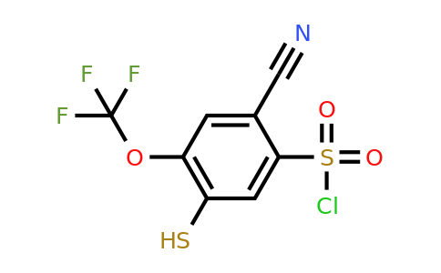1803764-67-1 | 2-Cyano-5-mercapto-4-(trifluoromethoxy)benzenesulfonylchloride