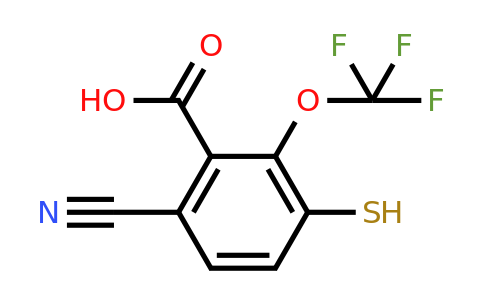 1803764-77-3 | 6-Cyano-3-mercapto-2-(trifluoromethoxy)benzoic acid