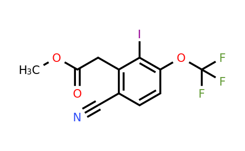 1803765-52-7 | Methyl 6-cyano-2-iodo-3-(trifluoromethoxy)phenylacetate