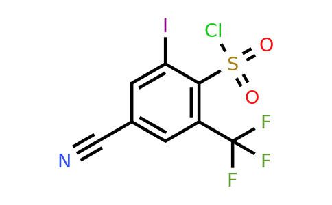 1803765-60-7 | 4-Cyano-2-iodo-6-(trifluoromethyl)benzenesulfonylchloride