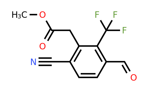 1803765-61-8 | Methyl 6-cyano-3-formyl-2-(trifluoromethyl)phenylacetate