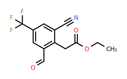 1803768-26-4 | Ethyl 2-cyano-6-formyl-4-(trifluoromethyl)phenylacetate