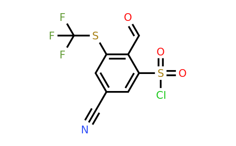 1803768-98-0 | 5-Cyano-2-formyl-3-(trifluoromethylthio)benzenesulfonylchloride