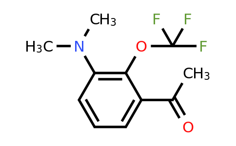 1803771-43-8 | 3'-Dimethylamino-2'-(trifluoromethoxy)acetophenone