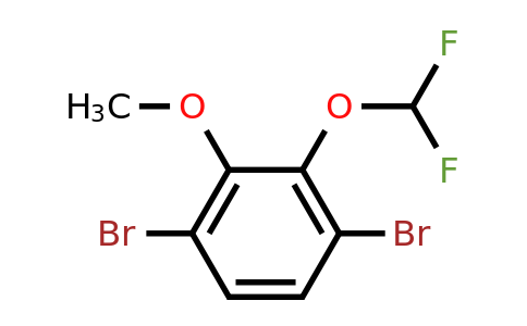 1803771-77-8 | 3,6-Dibromo-2-(difluoromethoxy)anisole